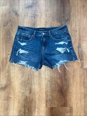 Aeropostale Distressed Blue Denim Cutoff Shorts